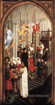Rogier van der Weyden œuvres - Sept Sacrements ailier gauche Rogier van der Weyden